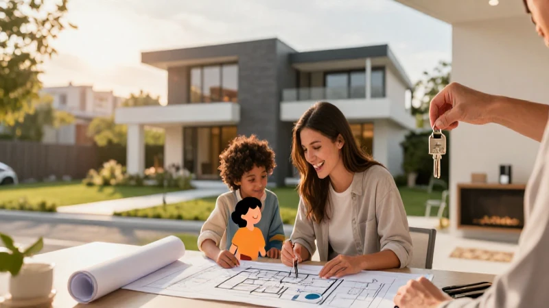 Familia prospera encuentra su hogar ideal.