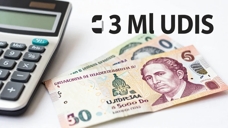 Conversión de UDIS a pesos mexicanos presentada