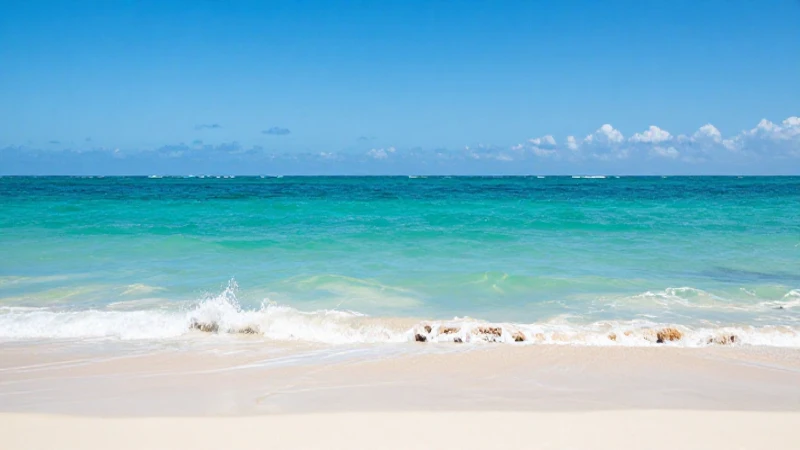 Playa mexicana, sol y aguas turquesa