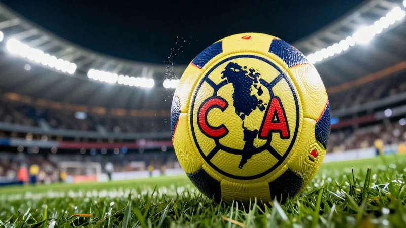 Balón del América, luz dramática y acción