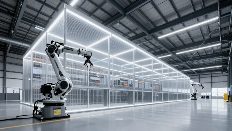 Almacén futurista: robots optimizan la logística.