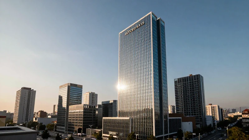 Edificio moderno con vistas urbanas y sol.