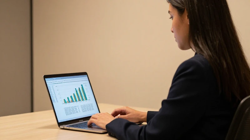 Qué es la Condusef y cómo ayuda a un asesor financiero 9 Asesora financiera con gráficos en pantalla