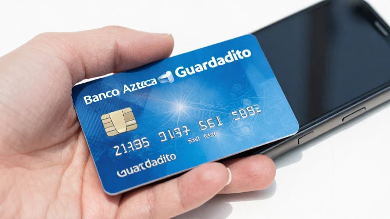 Tarjeta, móvil y luz resaltan la información.