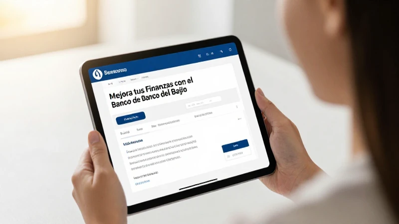 App bancaria: Finanzas simplificadas y accesibles.