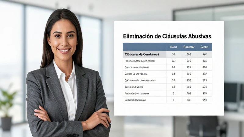 Oficina, empresaria sonriente y luz natural suave.