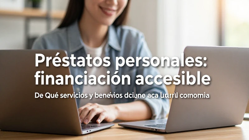 Persona sonriente, ordenador portátil, luz cálida.