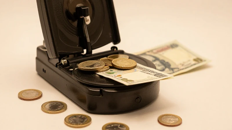 Monedas mexicanas: producción en estudio, luz cálida