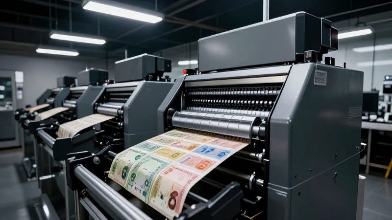 Impresión de billetes con riguroso control.