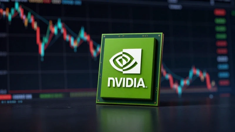 Chip Nvidia, bolsa baja y luces intensas