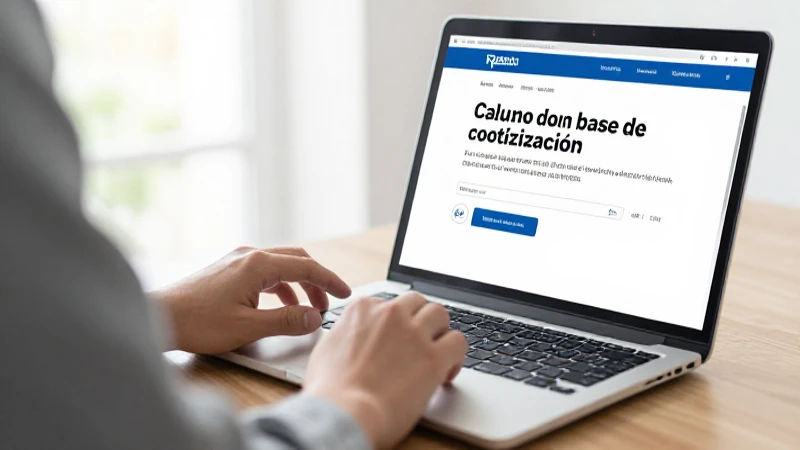 Calcula el salario base para las cotizaciones