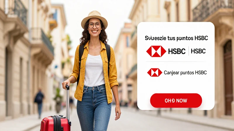 Viaje alegre, puntos HSBC: maximiza beneficios.