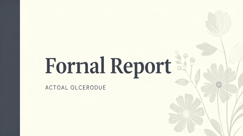 Informe formal con ilustración y luz suave.