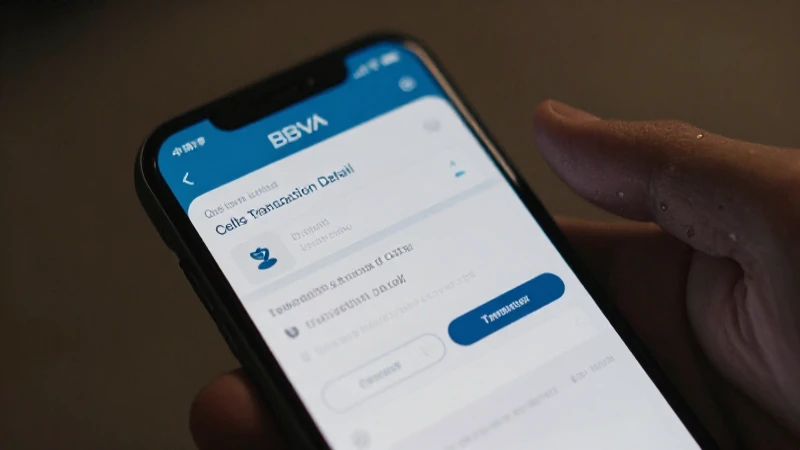BBVA: detalles transaccionales en la app móvil