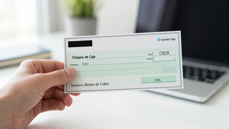 Cheques de Caja: Entiende el Salvo Buen Cobro y Su Uso 10 Cheque de caja: verifica su validez