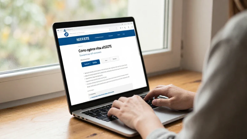 Agendar citas al ISSSTE es online.