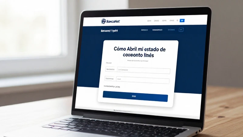 Acceso a la app Banamex en pantalla.