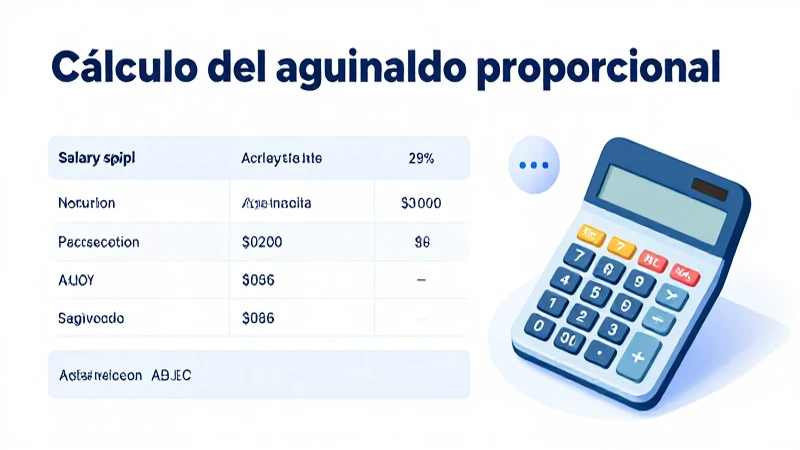 Cómo se calcula el AGUINALDO PROPORCIONAL en 2025 | Guía RÁPIDA