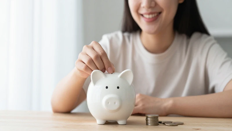 Cómo funciona Compartamos Banco y qué opinan los usuarios 11 Mujer sonriente ahorra dinero, luz natural.