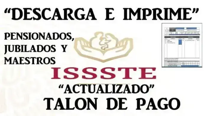 como imprimir talones de pago issste guia paso a paso