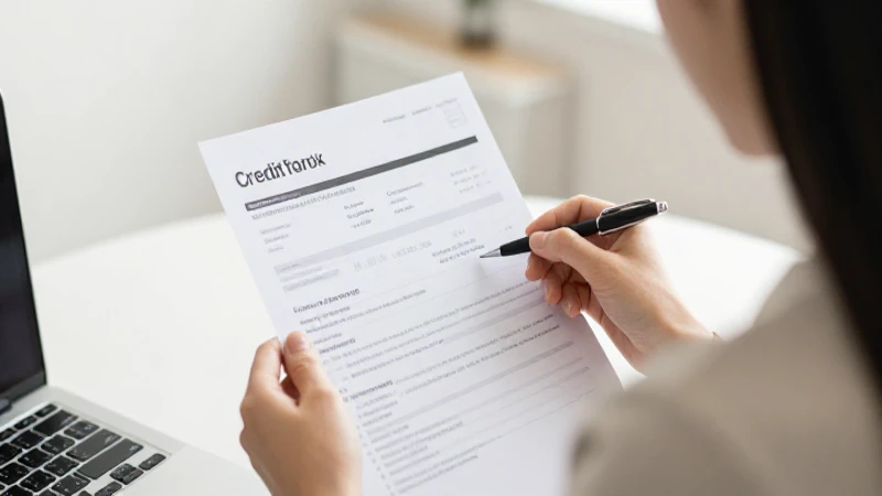 Mujer revisa historial crediticio en casa.