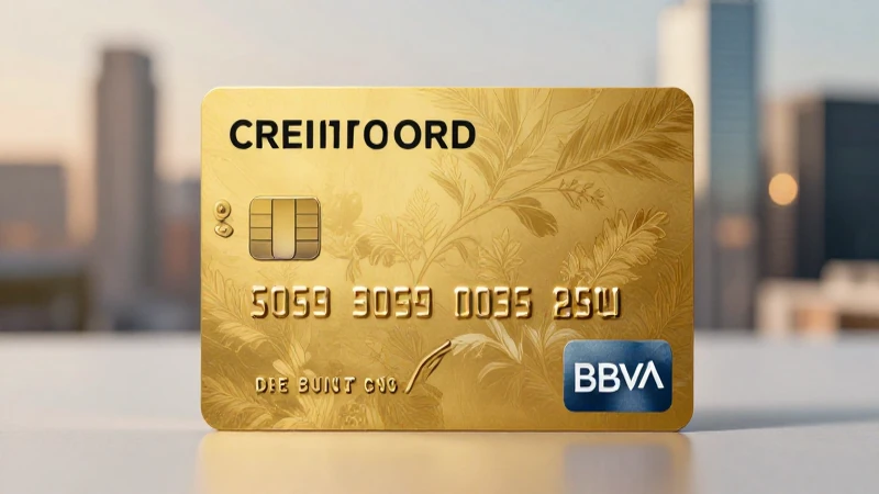 Tarjeta Oro BBVA: límites y beneficios.