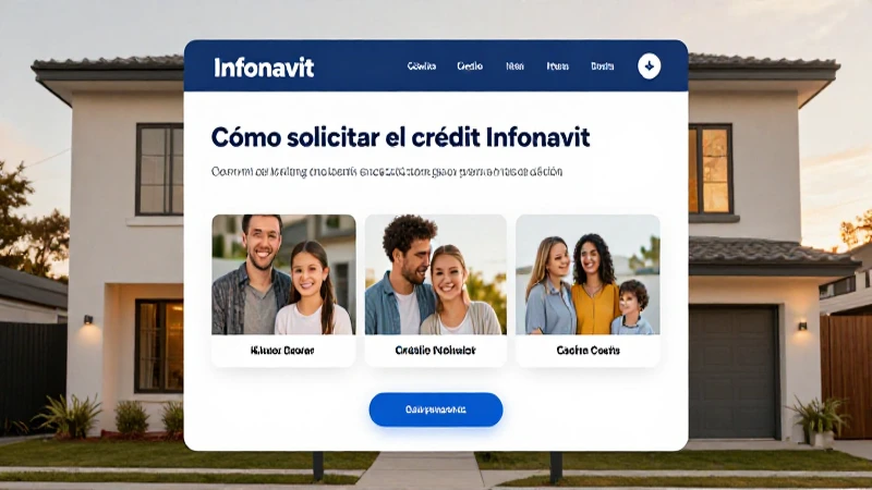 Solicita tu crédito Infonavit con esta guía