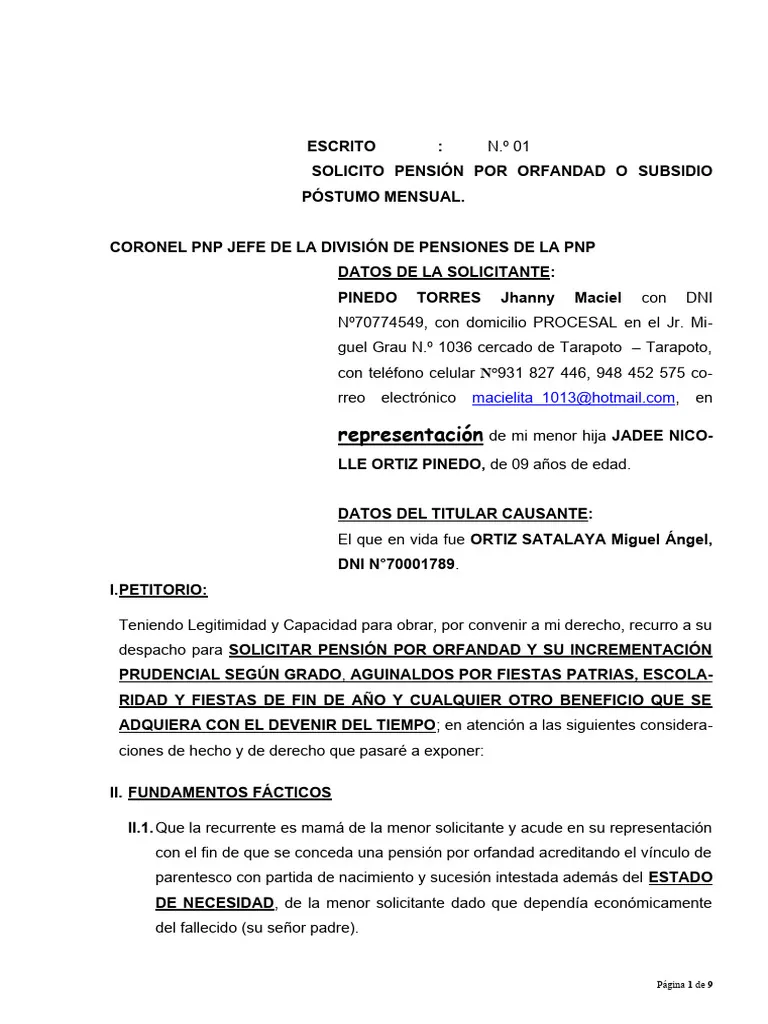 como se solicita la pension por orfandad en el imss y sus dudas