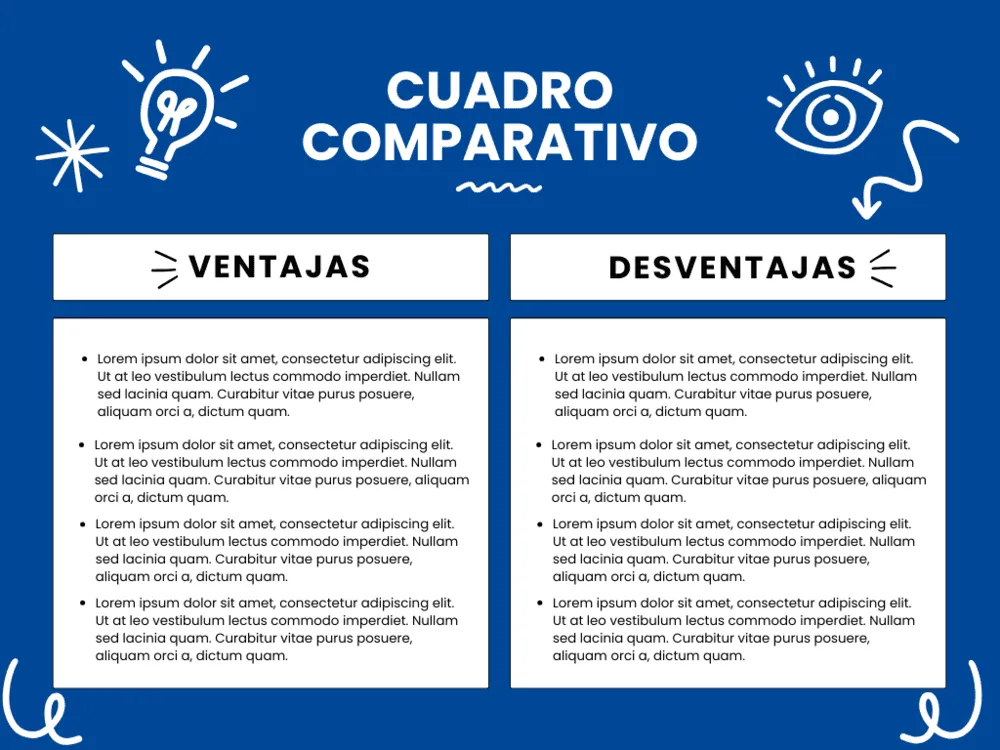 como utilizar cuadros comparativos de manera efectiva
