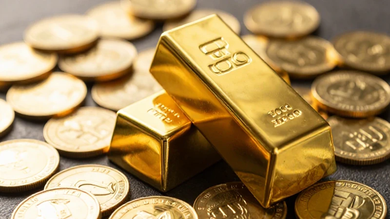 Oro brillante en imagen de revista