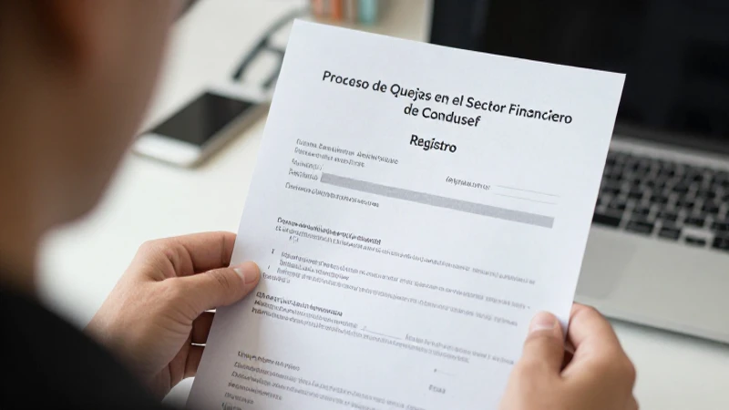 Condusef gestiona quejas financieras y registros.