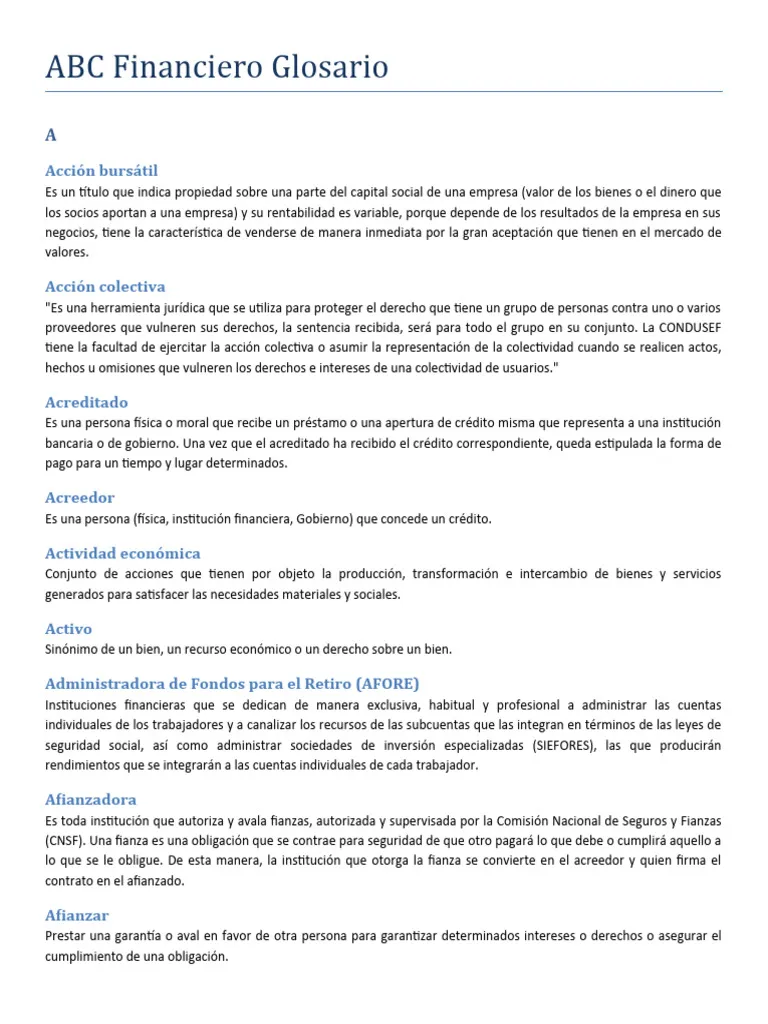 condusef tabla de clausulas para abc capital banco