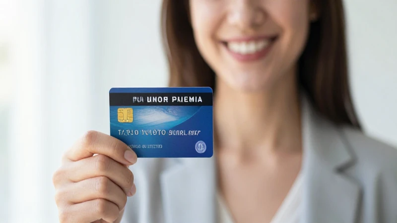 Tarjeta y sonrisa, estilo revista Banamex