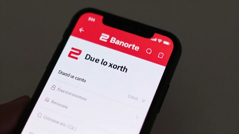 Estado de cuenta Banorte, acceso por app