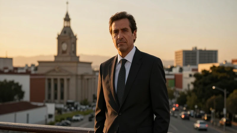 Bolsa mexicana al atardecer cinematográfico.
