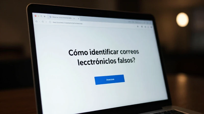 Correo sospechoso: verifica su autenticidad.