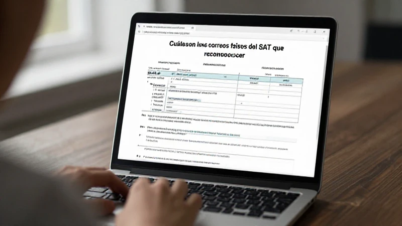 Detecte correos electrónicos falsos del SAT.