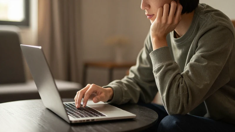 Es Crediclub una opción confiable para préstamos personales 12 Reflexión, laptop, luz cálida y enfoque suave