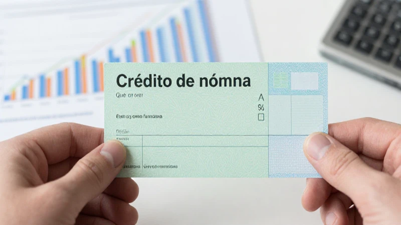 El crédito de nómina facilita el acceso financiero.
