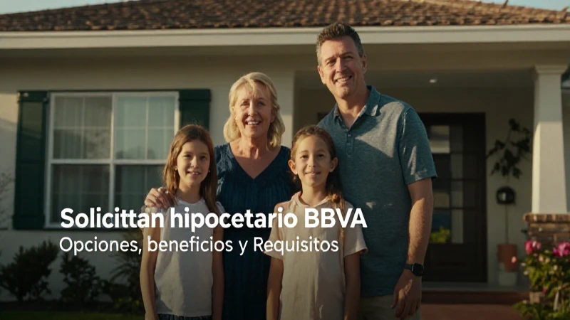 BBVA: hipoteca, requisitos, opciones y beneficios.