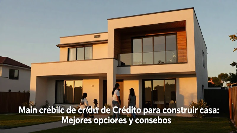 Casa moderna, familia feliz, luz dorada.