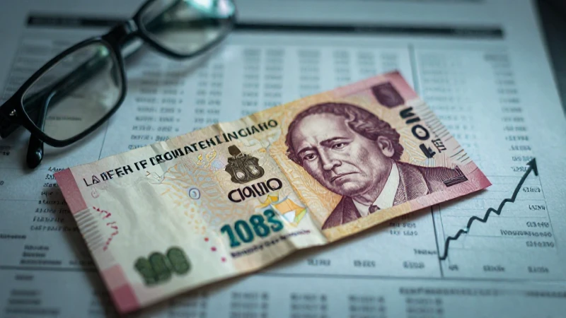 El peso mexicano sube con tasas variables