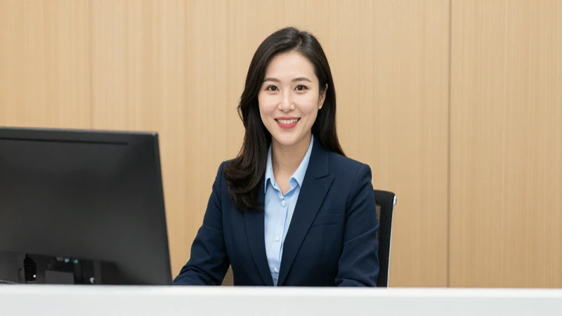 Mujer sonriendo en un banco, iluminación cálida