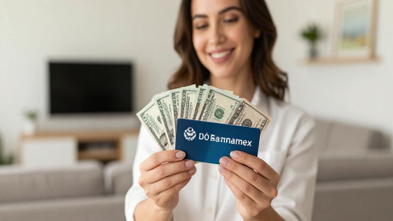 Cuáles son las ventajas de abrir una cuenta en Dólares Banamex 11 Mujer sonríe en hogar moderno y cálido.