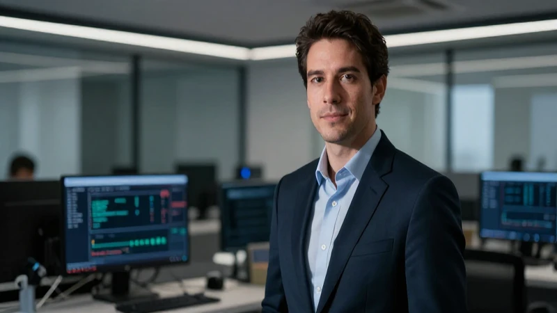 Retrato corporativo de un hombre en traje.
