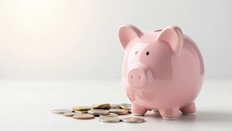 El ahorro se ilustra en fotografía profesional