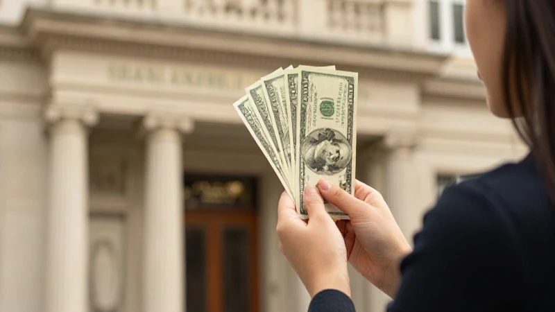 Deposite su dinero en el banco.