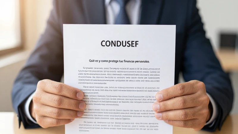Denuncia tus problemas financieros ante CONDUSEF