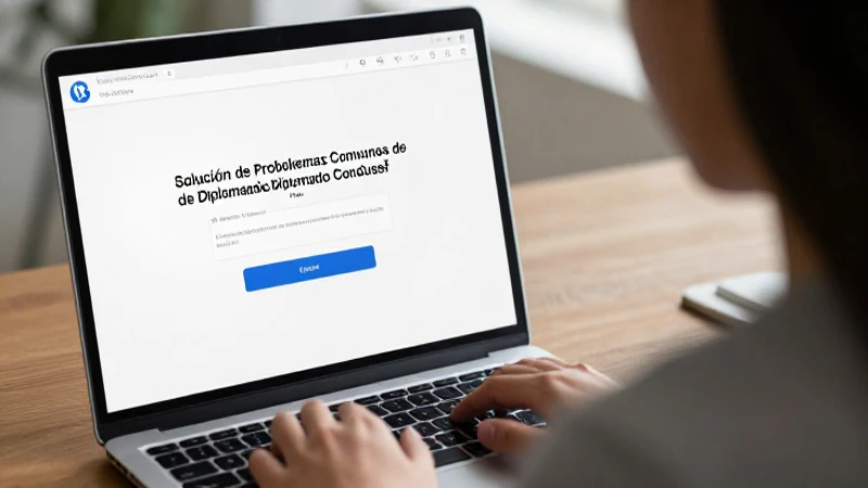 Diplomado Condusef: Cómo Iniciar Sesión en la Plataforma 9 Estudiante, laptop, luz suave.