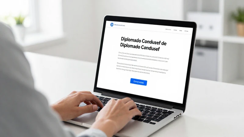 Diplomado Condusef: Cómo Iniciar Sesión en la Plataforma 11 Acceso al Diplomado Condusef en la plataforma.